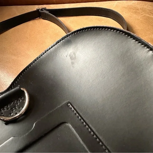 Dr. martens Heart Shaped Distressed Leather Backpack doc marten bag pink black - Picture 14 of 17